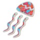 Pendente in Plexi Acrilico Medusa 32x21mm + 9x36mm (4pz/set)