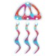 Plexi Acrylic Pendant Jellyfish 37x24mm & 9x42mm 4pcs/Set)