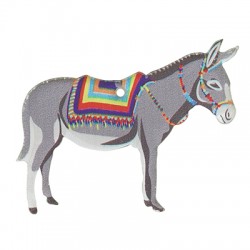 Colgante de Metacrilato Burro 48x37mm