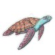 Plexi Acrylic Pendant Sea Τurtle 79x42mm