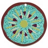 Paillettes vert amande/ Marron/ Vert/ Ivoire