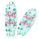 Pendente in Plexi Tavola da Surf "Chill Vibes" 18x52mm