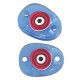Conector de Metacrilato Ovalado Irregular con Ojo 15x11mm