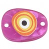 Viola screziato/ Arancione/ Bianco/ Nero