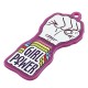 Plexi Acrylic Pendant Symbol "Girl Power" 22x45mm