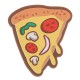 Plexi Acrylic Flatback Pizza Slice 29x33mm