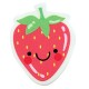 Plexi Acrilico Flatback Fragola con Sorriso 24X30 mm