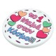 Pendentif rond en Acrylique Plexi « no 1 μαμά » 45 mm