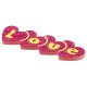 Plexi Acrilico Piatto 4 Cuori Love 51X15 mm