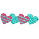 Plexi Acrilico Piatto 4 Cuori 51X15 mm