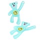 Plexi Acrylic Pendant Bear with Smile 25x37mm