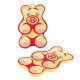 Plexi Acrylic Pendant Bear 25x37mm
