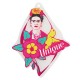 Pendientes de Metacrilato con Frida Kahlo ''UNIQUE'' 60x46mm