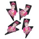 Plexi Acrylic Earrings with Frida Kahlo 65x39mm (2pcs/Set)