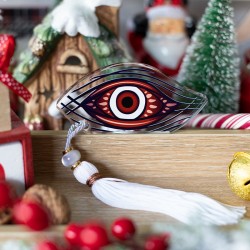 Plexi Acrylic Decorative Evil Eye 99x47mm