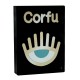 Plexi Acrylic Decorative "Corfu" with Evil Eye 100x80mm