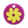 Fuchsia Purple/ Yellow