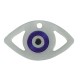 Plexi Acrylic Connector Evil Eye 25x15mm