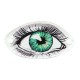 Plexi Acrylic Connector Evil Eye 25x13mm