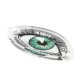Plexi Acrylic Connector Evil Eye 25x13mm