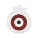 Plexi Acrylic Pendant Pomegranate with Evil Eye 34x40mm