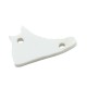 Plexi Acrylic Connector Shoe “STAY WILD” with Rose 20x13mm