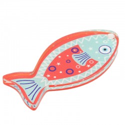 Pendentif en Acrylique Plexi Poisson 45 x 21 mm
