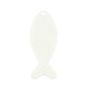 Plexi Acrylic Pendant Fish "Lucky" with Evil Eyes 55x22mm