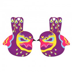 Plexi Acrylic Pendant Bird 32x40mm (2pcs/Set)