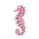 Plexi Acrylic Pendant Seahorse 21x51mm (2pcs/Set)
