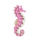 Plexi Acrylic Pendant Seahorse 21x51mm (2pcs/Set)