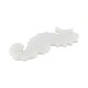 Plexi Acrylic Pendant Seahorse 21x51mm (2pcs/Set)