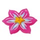 Pendentif en Acrylique Plexi Fleur 32 x 34 mm