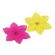 Plexi Acrylic Pendant Flower 32x34mm