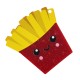 Pendentif en Acrylique Plexi « Coupe de Frites avec Visage » 50 mm
