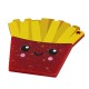 Plexi Acrylic Pendant Cup of Fries with Face 50mm