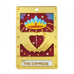 Pendentif en Acrylique Plexi « L'Impératrice » 29 x 45 mm