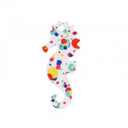 Pendentif en Acrylique Plexi Hippocampe 35 x 15 mm