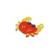 Plexi Acrylic Pendant Crab 25x23mm
