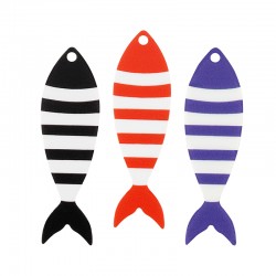 Pendentif en Acrylique Plexi Poisson 17 x 56 mm