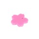 PL.ACR.PAINTED FLOWER 17MM PINK