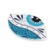 Plexi Acrylic Pendant Evil Eye 80x52mm