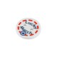 Bouton rond en Acrylique Plexi « Lucky March » avec œil Maléfique 15 mm