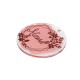 Pendentif rond en Acrylique Plexi « Mama » avec Fleurs 45 mm