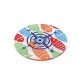 Plexi Acrylic Pendant Round with Fish & Compass 55mm