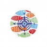 Transparent/ Bleu/ Bleu clair/ Rouge/ Multicolore