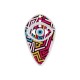 Plexi Acrylic Pendant Teardrop with Evil Eye 27x45mm (2pcs/set)