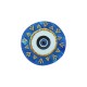 Plexi Acrylic Flatback Round Irregular with Evil Eye 35mm