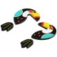 Pendentif en acrylique plexi Toucan 29 x 51 mm (2 pièces/lot)
