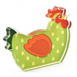 Plexi Acrylic Decorative Chicken 104x79mm
